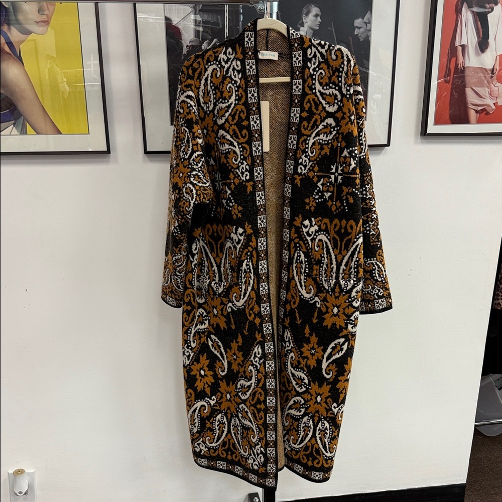 Essitam Elegant Paisley Women's Cardigan NWT